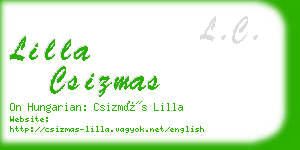 lilla csizmas business card